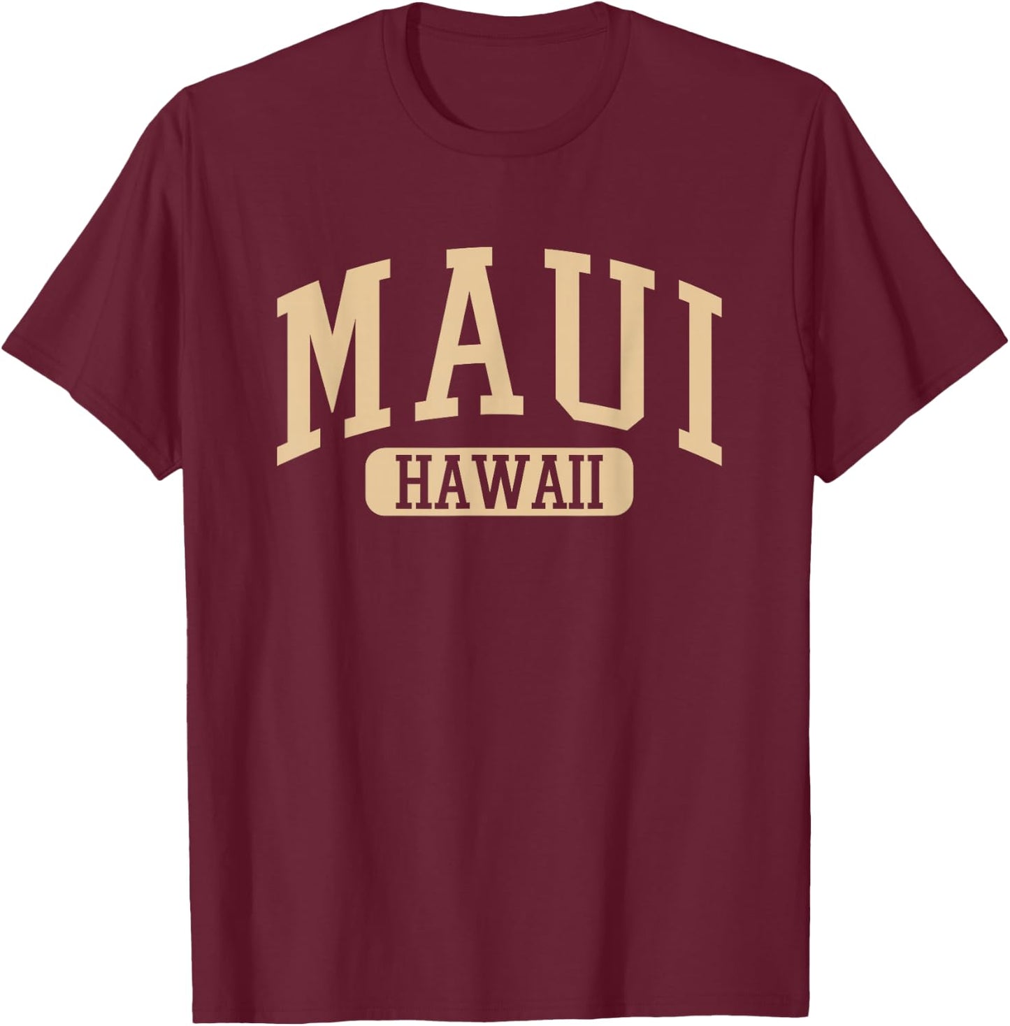 Maui Hawaii T-Shirt - T-Shirt | Maroon