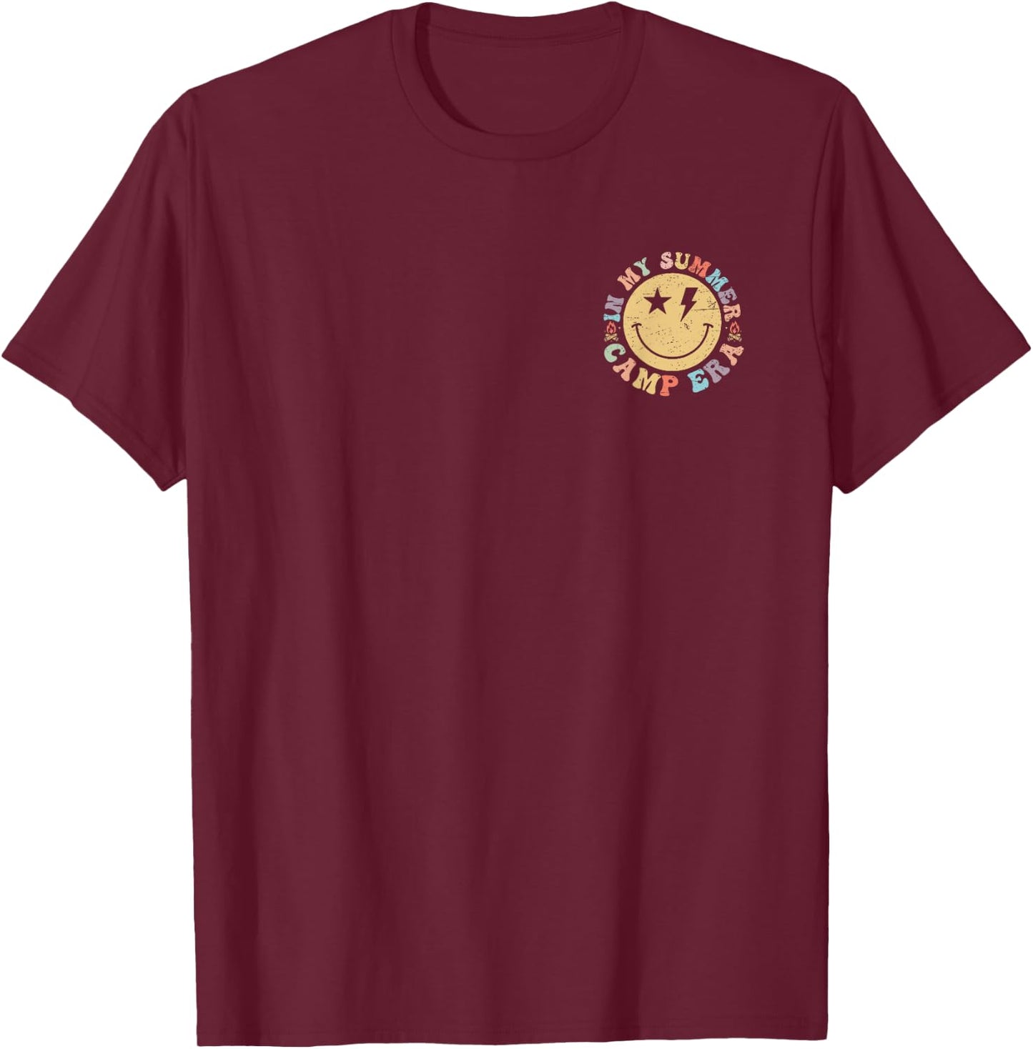 In My Summer Camp Era (2 Sides) T-Shirt - T-Shirt | Maroon