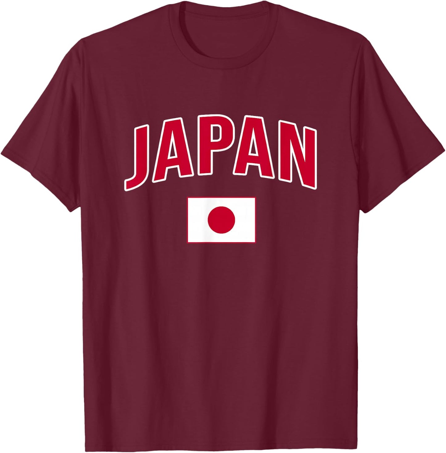 Japan - Flag of Japan - Throwback Design - Classic T-Shirt - T-Shirt | Maroon