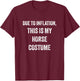 Horse Halloween Costume T-Shirt - T-Shirt | Maroon