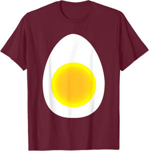 Egg Costume Kids Adult Funny Halloween Costume T-Shirt - T-Shirt | Maroon