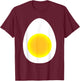 Egg Costume Kids Adult Funny Halloween Costume T-Shirt - T-Shirt | Maroon