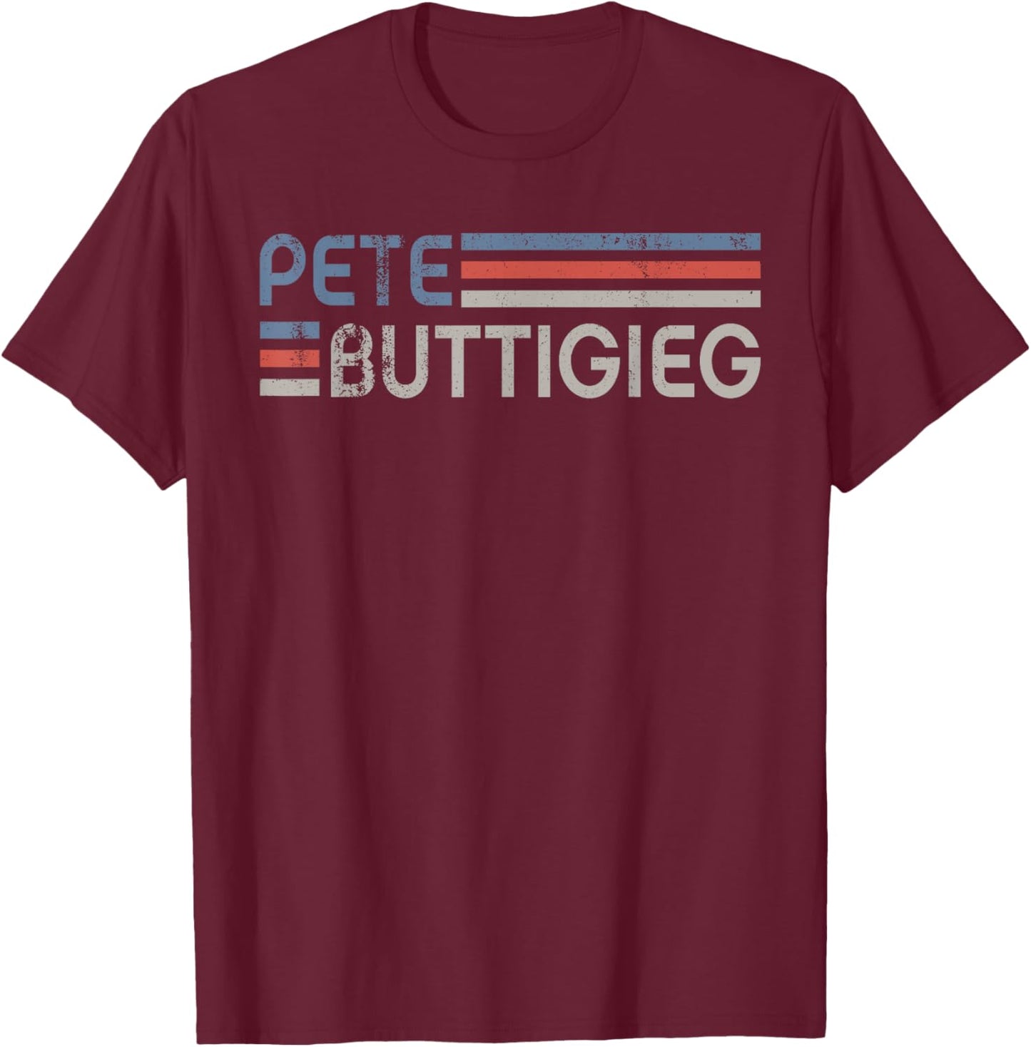 Vintage Pete Buttigieg 2028, Buddigieg For President 2028 T-Shirt - T-Shirt | Maroon