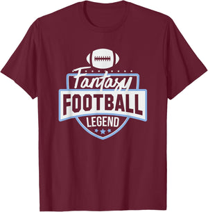 Fantasy Football Legend Gift Women Youth T-Shirt - T-Shirt | Maroon