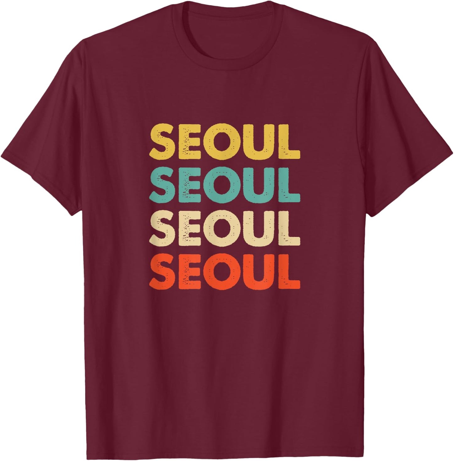 Seoul South Korea T-Shirt - T-Shirt | Maroon