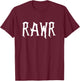 Rawr Emo T-Shirt - T-Shirt | Maroon