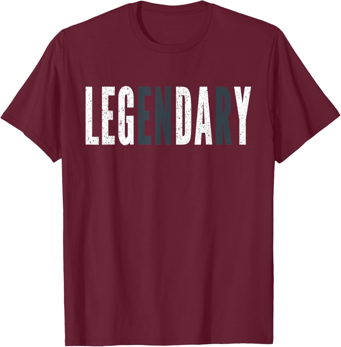 LEGENDARY Leg Day - Leg Day at the Gym T-Shirt - T-Shirt | Maroon