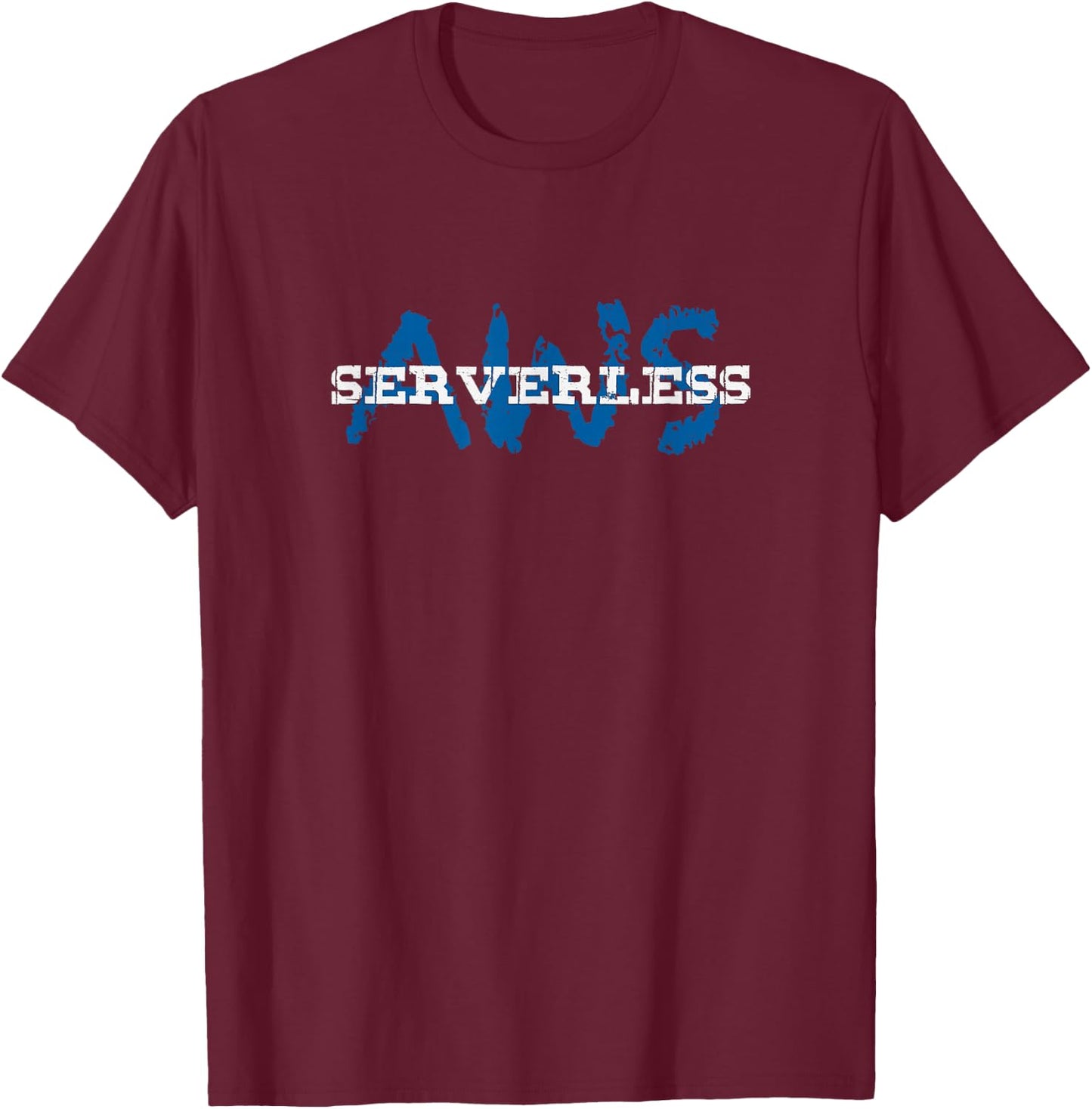 AWS Serverless T-Shirt - T-Shirt | Maroon