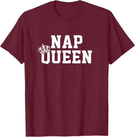 Women's Nap Queen T-Shirt - T-Shirt | Maroon