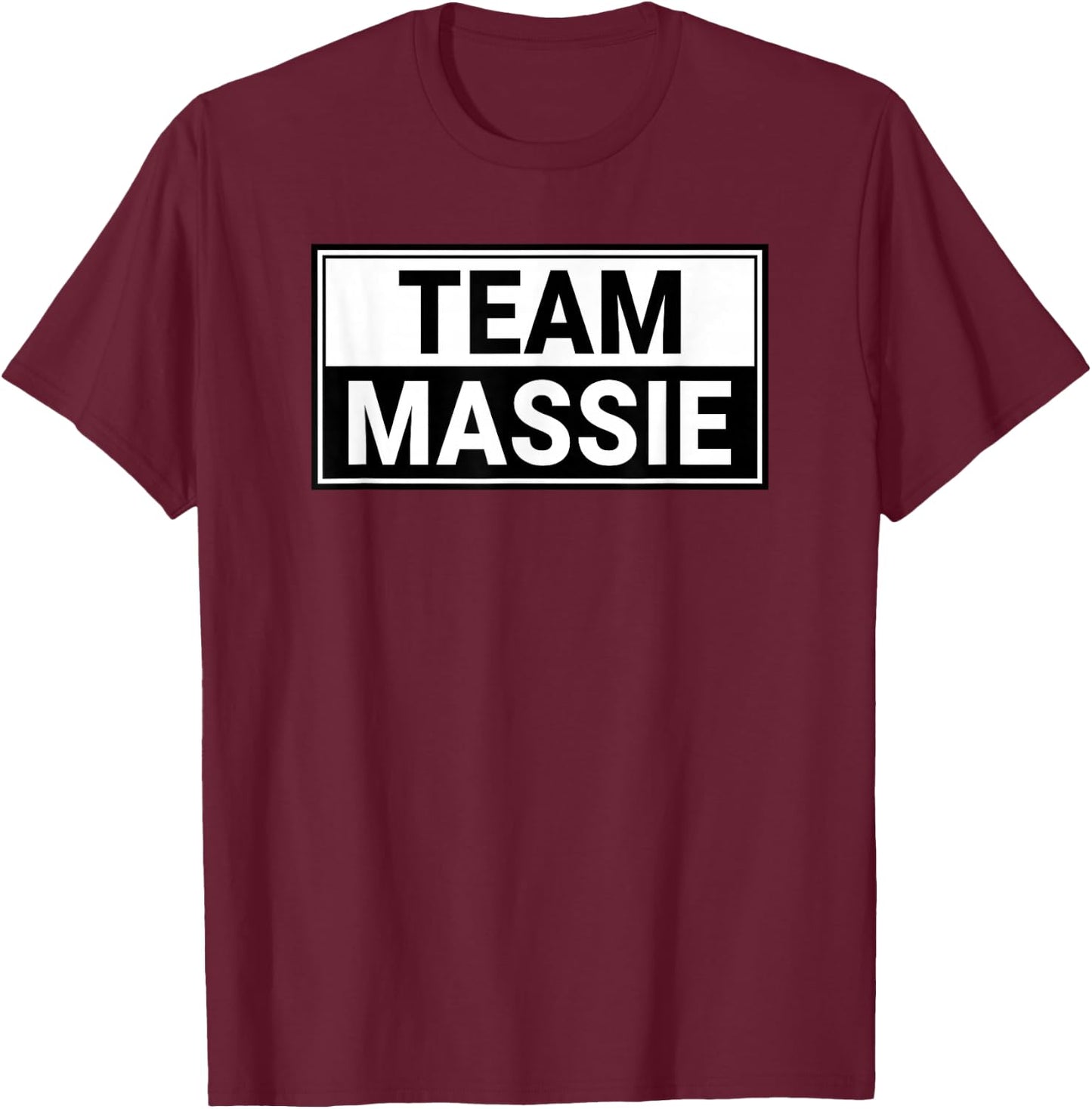 Team Massie - I Stand With True American Thomas Massie T-Shirt - T-Shirt | Maroon