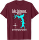 Modern Lake Lotawana, Missouri T-Shirt - T-Shirt | Maroon