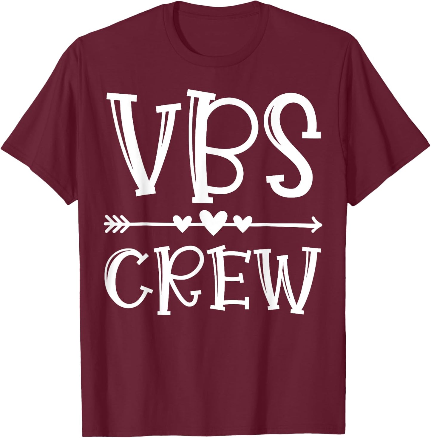 VBS Crew Faith-Based Gathering Sunday School Teacher Women Girls Kids T-Shirt - T-Shirt | Maroon