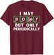 Golf novelty gifts - Funny golf and periodic table t shirt T-Shirt - T-Shirt | Maroon