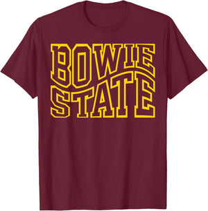 Team Chbcu Bowie Retro State Vintage Study Era T-Shirt - T-Shirt | Maroon