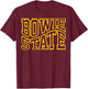 Team Chbcu Bowie Retro State Vintage Study Era T-Shirt - T-Shirt | Maroon