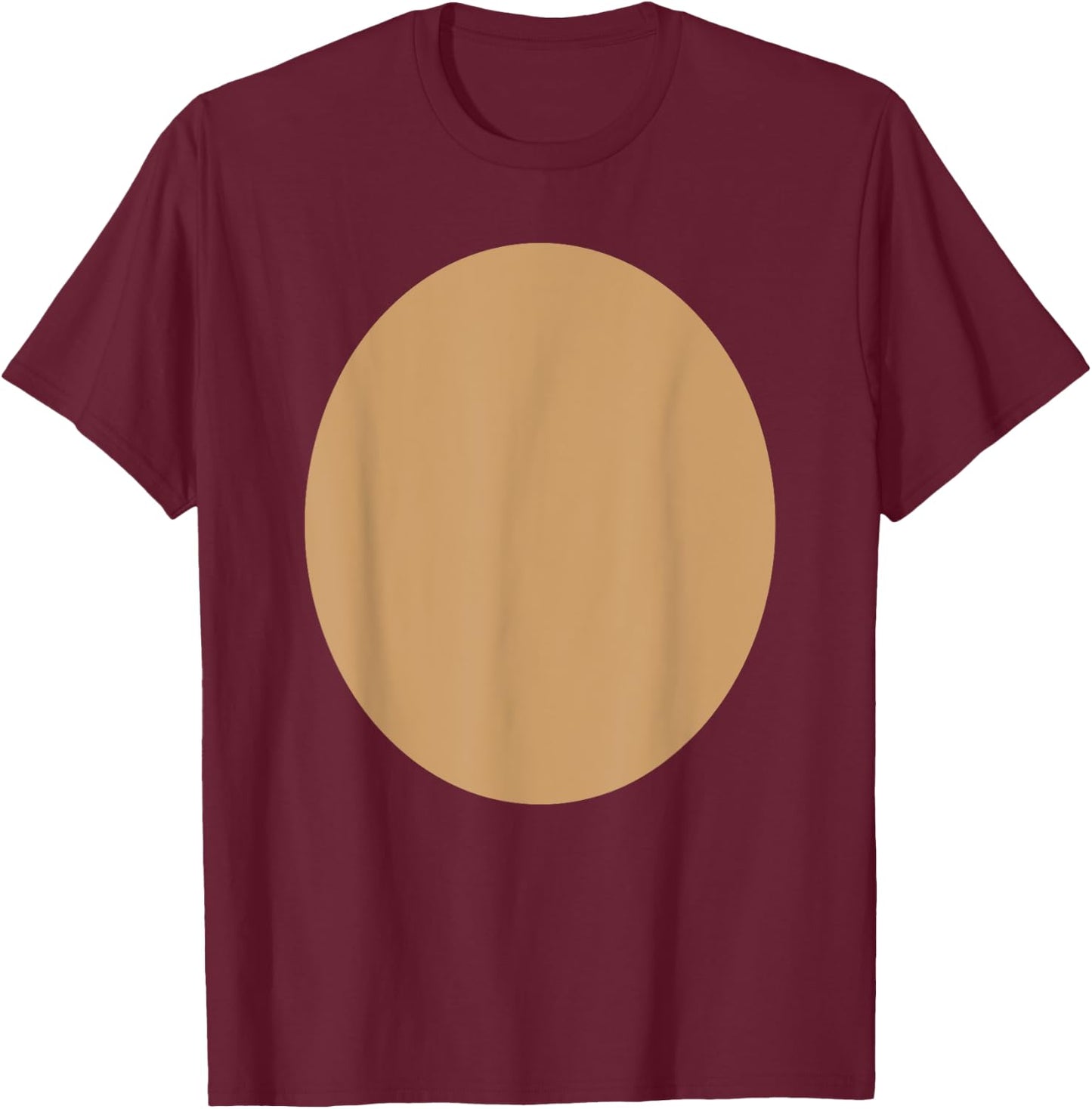 Animal Belly Costume Brown Dog Cat Reindeer Fur Shirt Men Women Kids T-Shirt - T-Shirt | Maroon