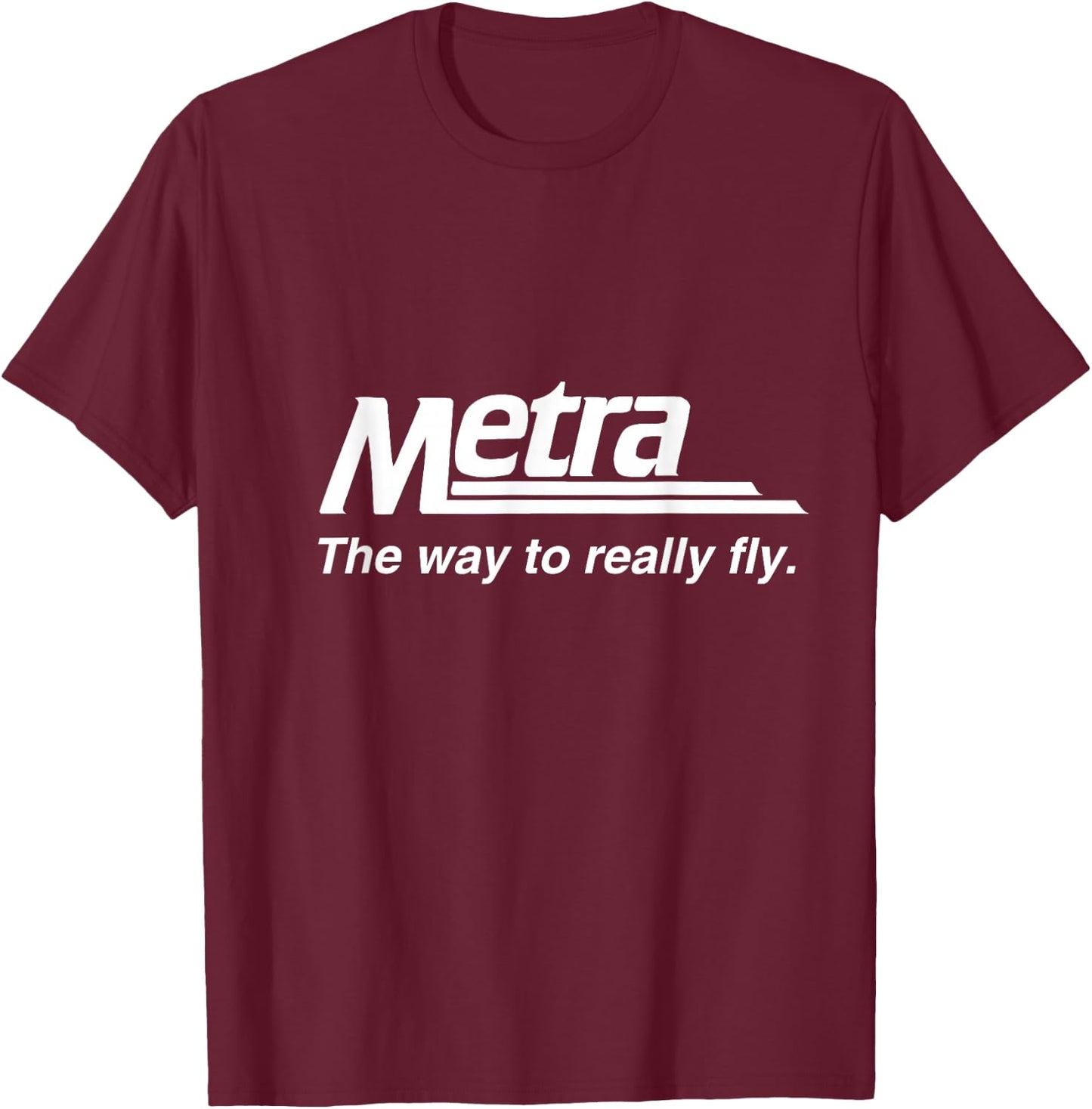 Metra - The way to really fly. T-Shirt - T-Shirt | Maroon