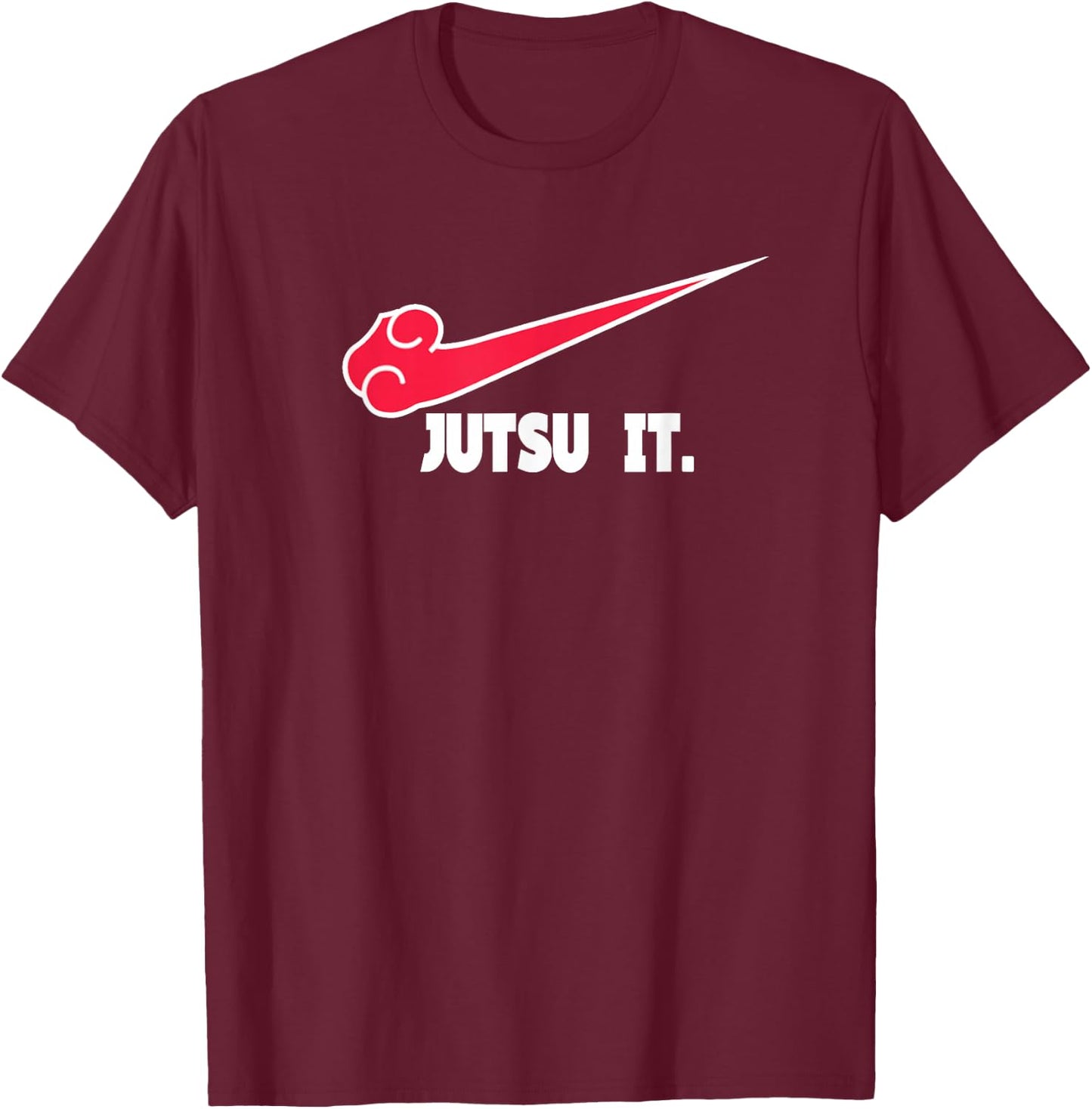 Jutsu It Shirt. Jiu Jitsu | Cute I Love Ju-jutsu T-Shirt - T-Shirt | Maroon