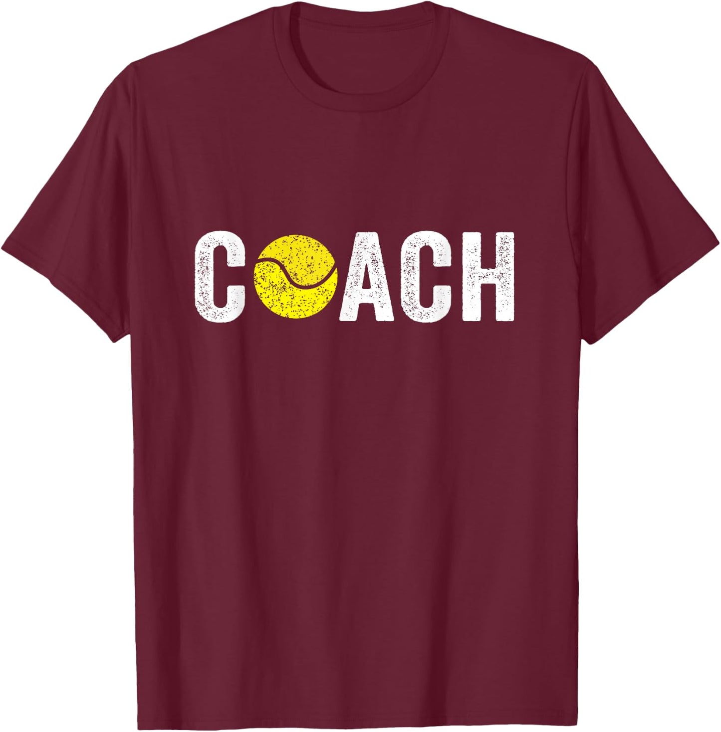 Gifts Tennis Coaches Appreciation Clothing - Tennis Coach T-Shirt - T-Shirt | Maroon