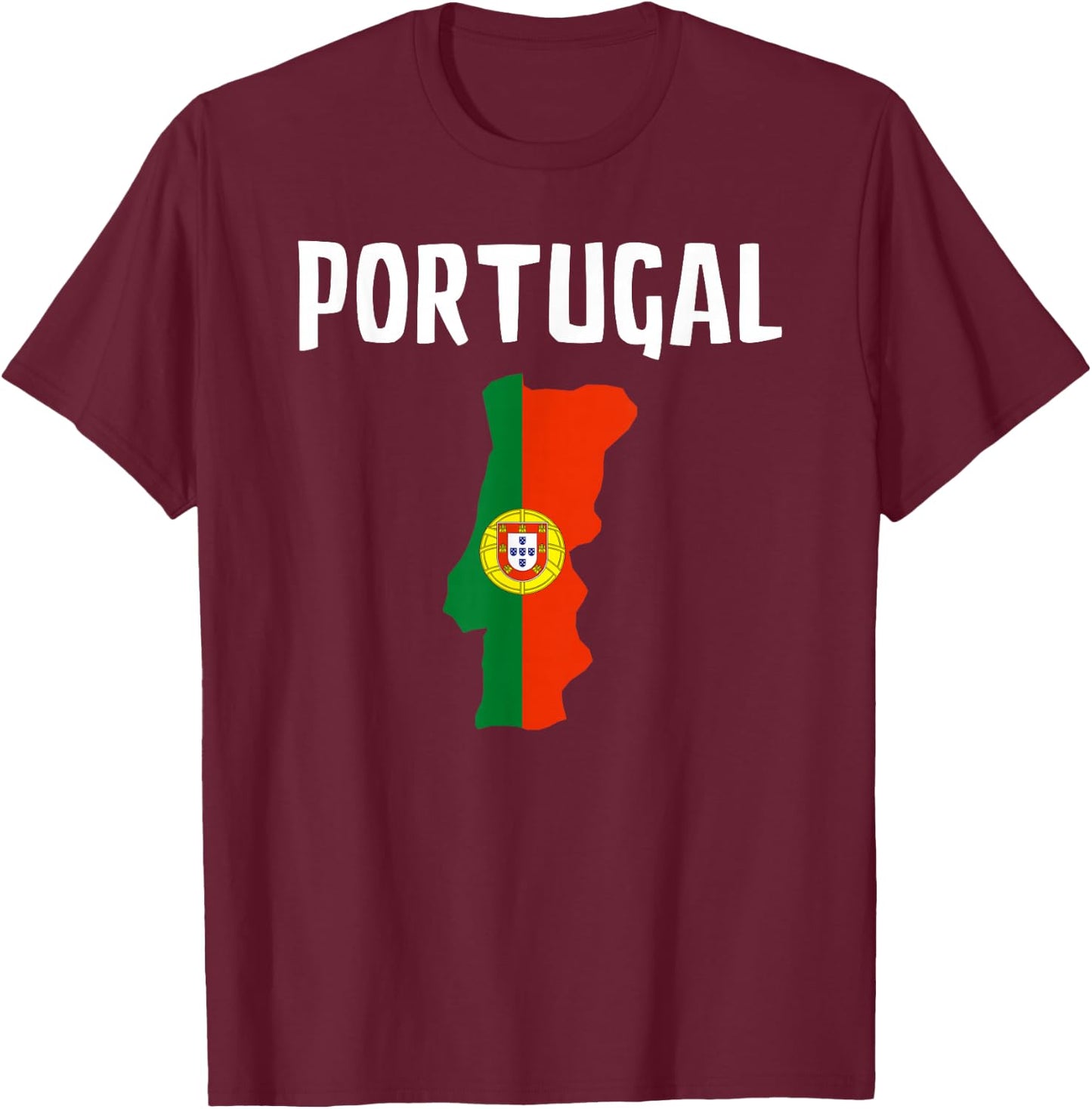 Portugal Portuguese T-Shirt - T-Shirt | Maroon