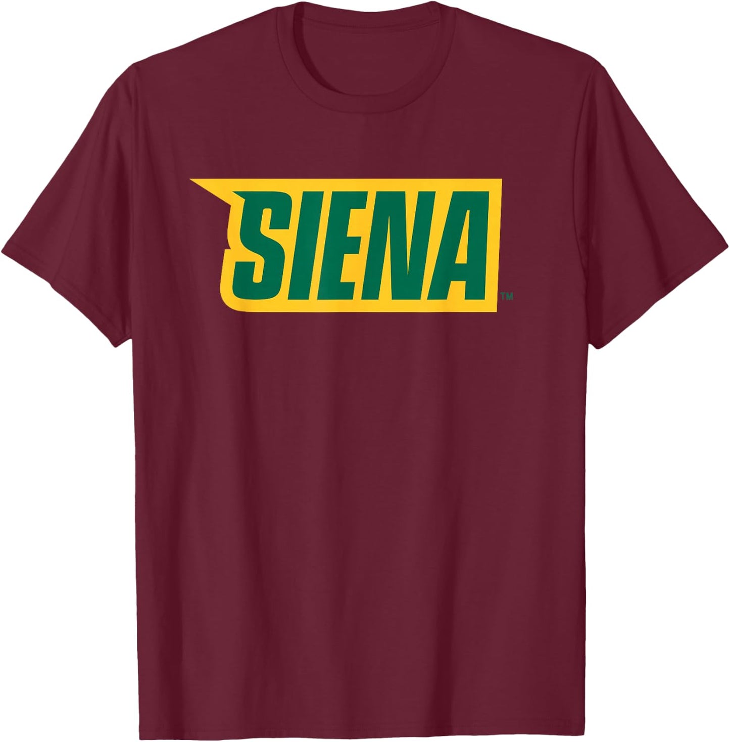 Siena College Saints - Saints Text Logo T-Shirt - T-Shirt | Maroon