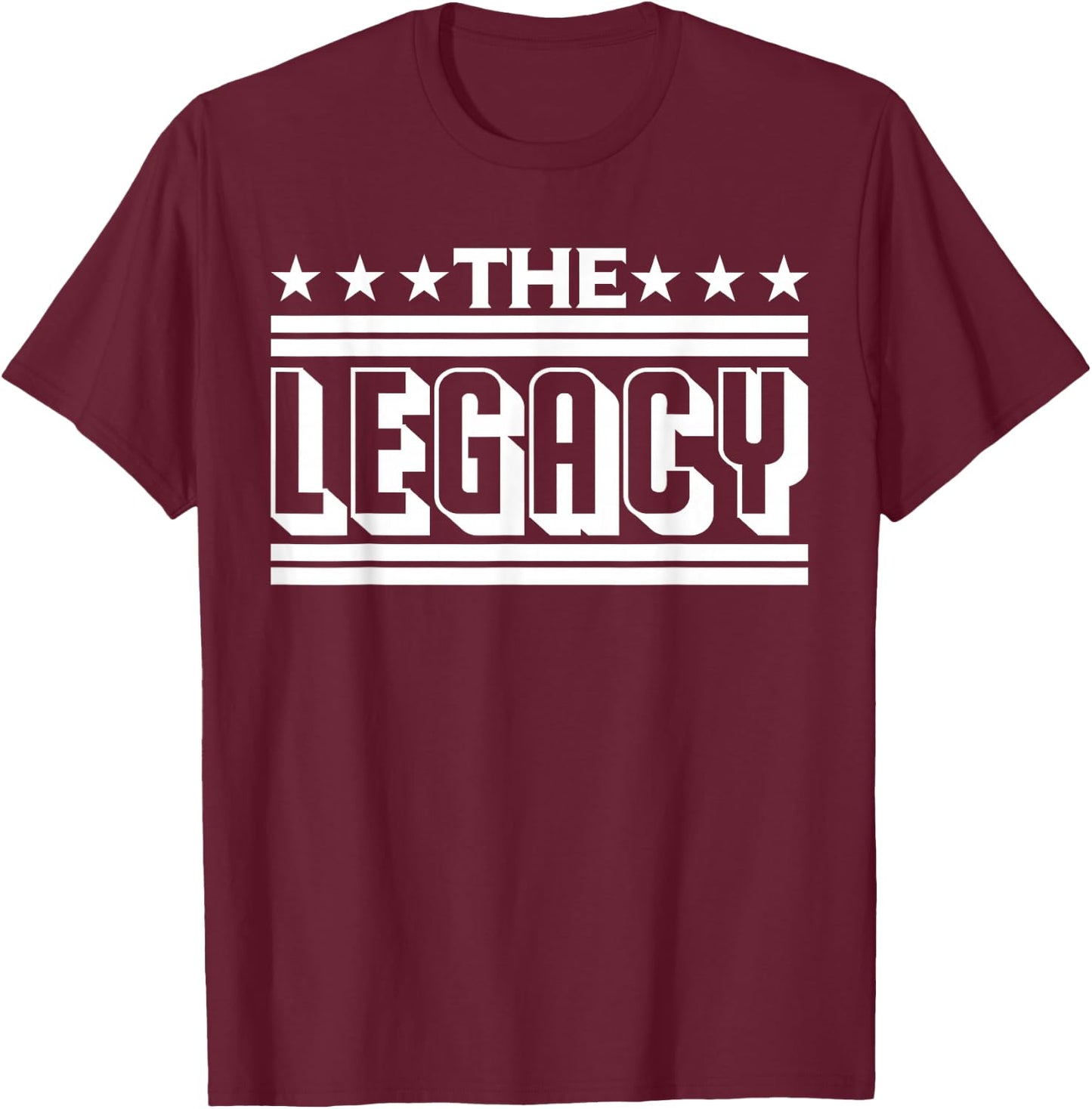The Legend The Legacy Matching Father son Father’s day T-Shirt - T-Shirt | Maroon