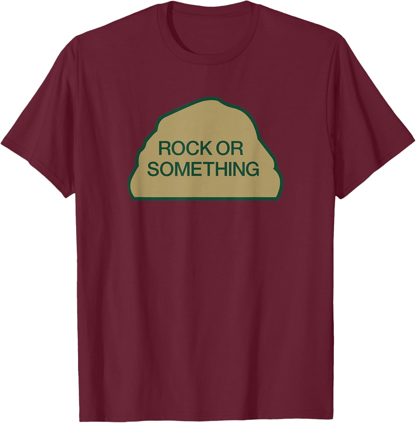 Inkfidel | Rock or Something T-Shirt - T-Shirt | Maroon