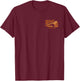 Moab Utah (Design on Front and Back) T-Shirt - T-Shirt | Maroon