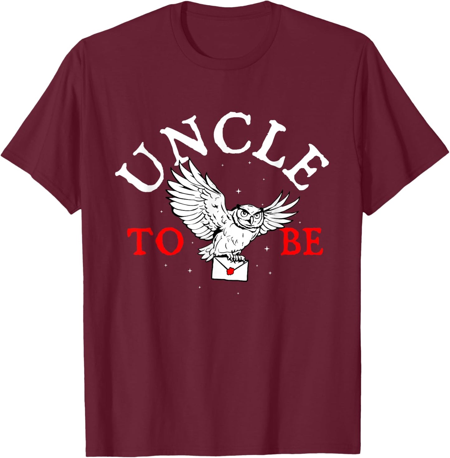 Uncle To Be - Gender Reveal Party Baby Shower Pregnancy T-Shirt - T-Shirt | Maroon