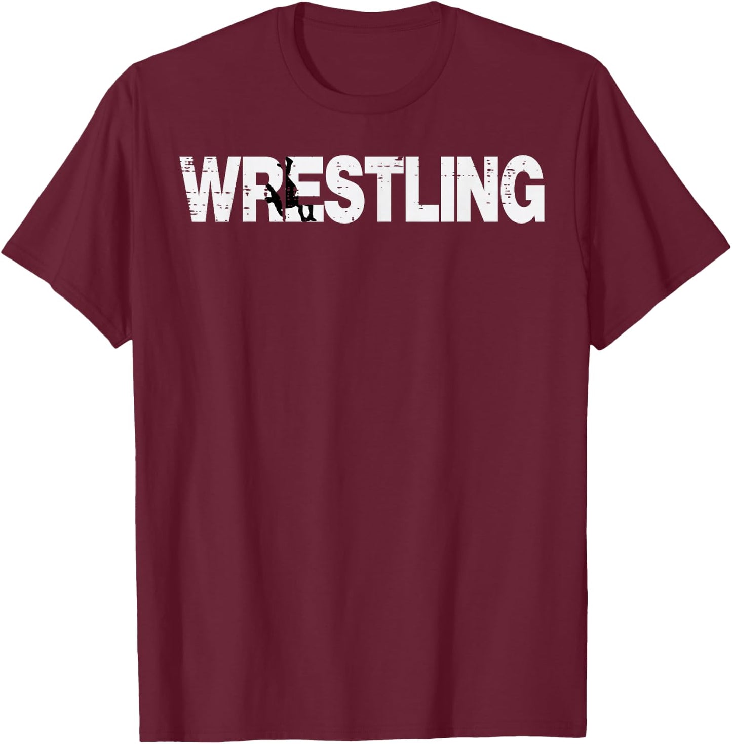 Wrestling Wrestler Sports Martial Arts Coach Men Women Kids T-Shirt - T-Shirt | Maroon
