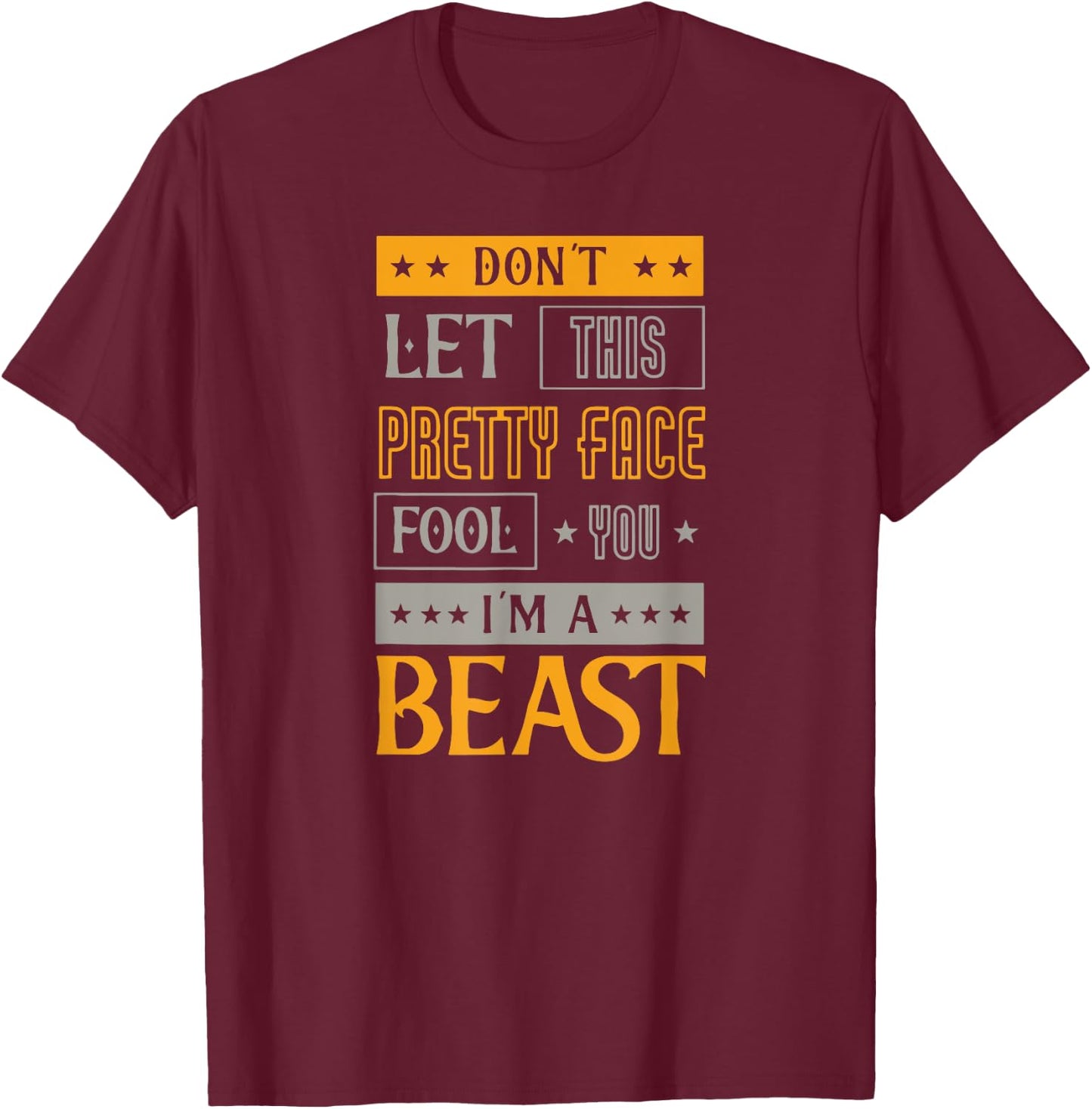 Unleash The Beast, Sport Wrestling T-Shirt - T-Shirt | Maroon