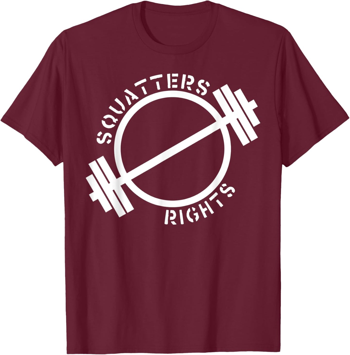 Squatters Rights T-Shirt - T-Shirt | Maroon