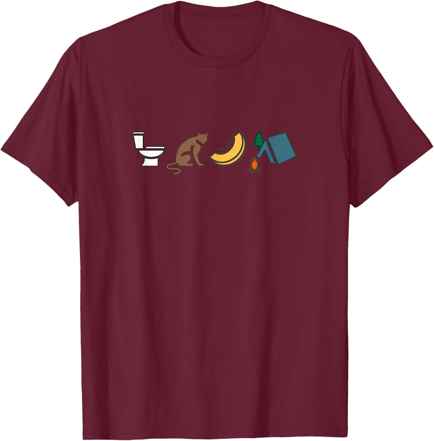 John Cougar Melon Camp T-Shirt - T-Shirt | Maroon