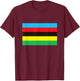 WORLD CYCLING CHAMPION T SHIRT Road Bike Skinng Tyre Champ T-Shirt - T-Shirt | Maroon