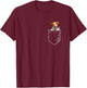 Kids JRT Dog Lover Pocket Jack Russell T-Shirt - T-Shirt | Maroon
