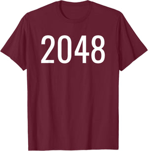 2048 T-Shirt - T-Shirt | Maroon