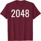 2048 T-Shirt - T-Shirt | Maroon