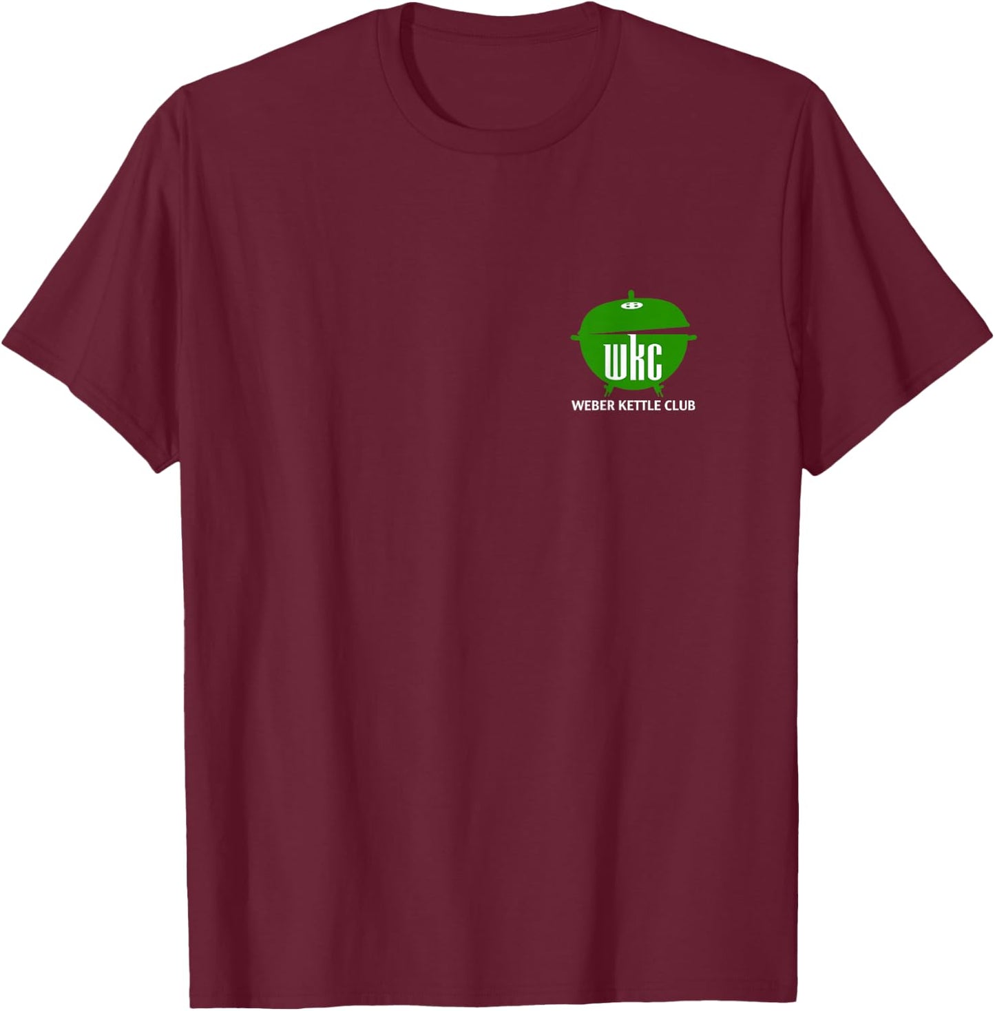 Weber Kettle Club - Green Weber Grill T-Shirt - T-Shirt | Maroon