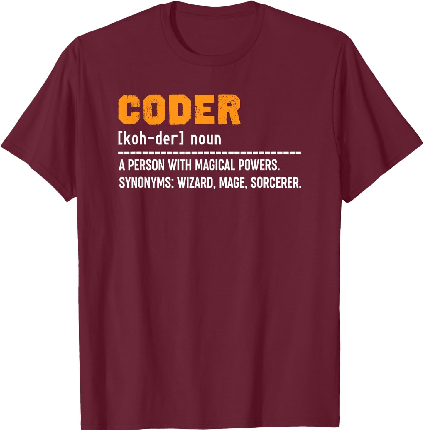 Great Coding Coder Code Designs Women's Black Graphic T-Shirt - T-Shirt | Maroon