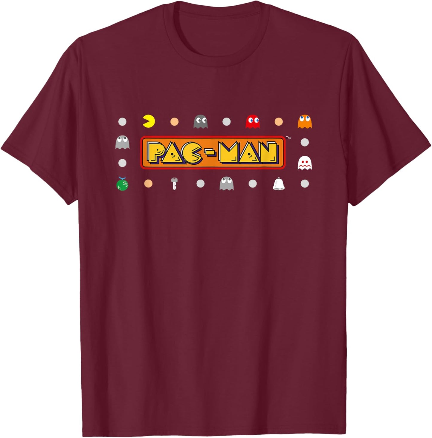 Pac-man T-Shirt - T-Shirt | Maroon