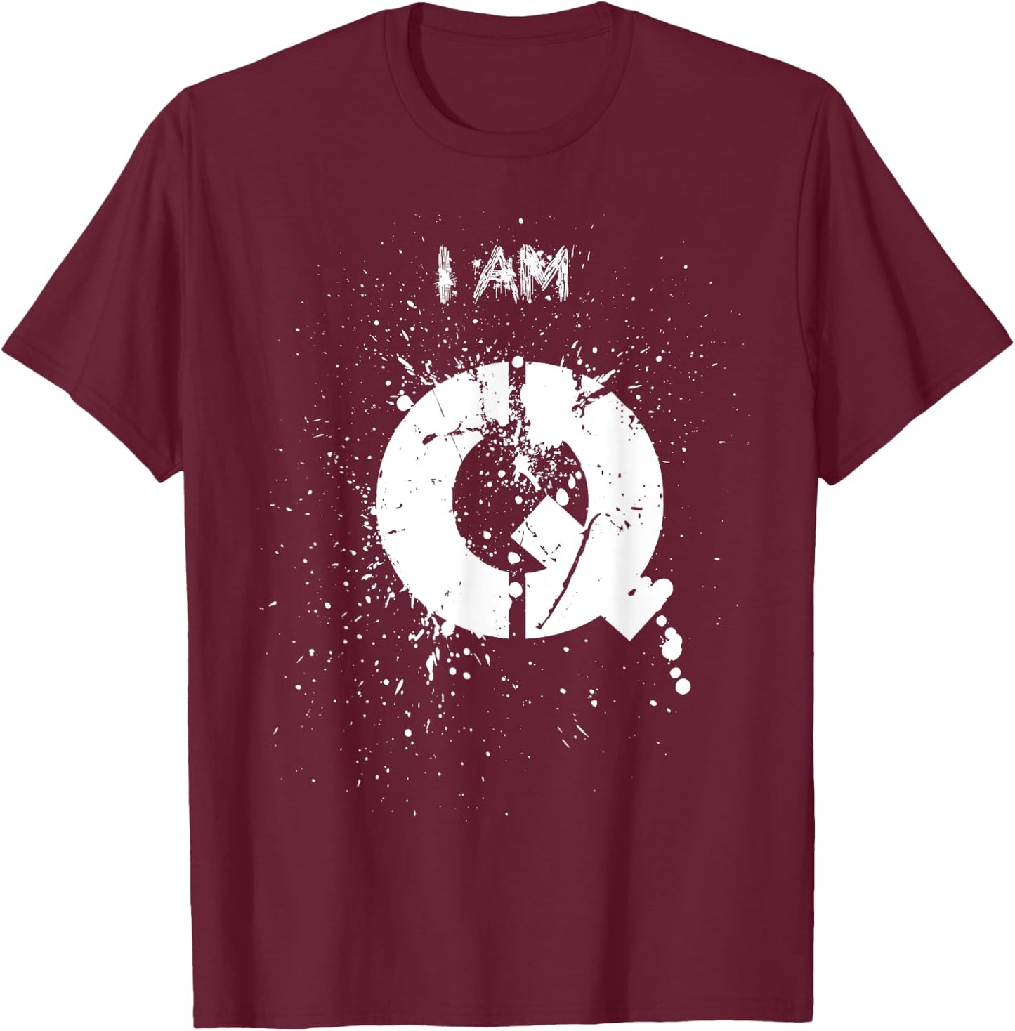 Unicorns and A-holes - Nerd Stuff i am q T-Shirt - T-Shirt | Maroon