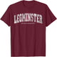 Leominster Massachusetts Vintage Retro US City State Travel T-Shirt - T-Shirt | Maroon