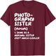 Photography Sister Definition Funny T-Shirt - T-Shirt | Maroon
