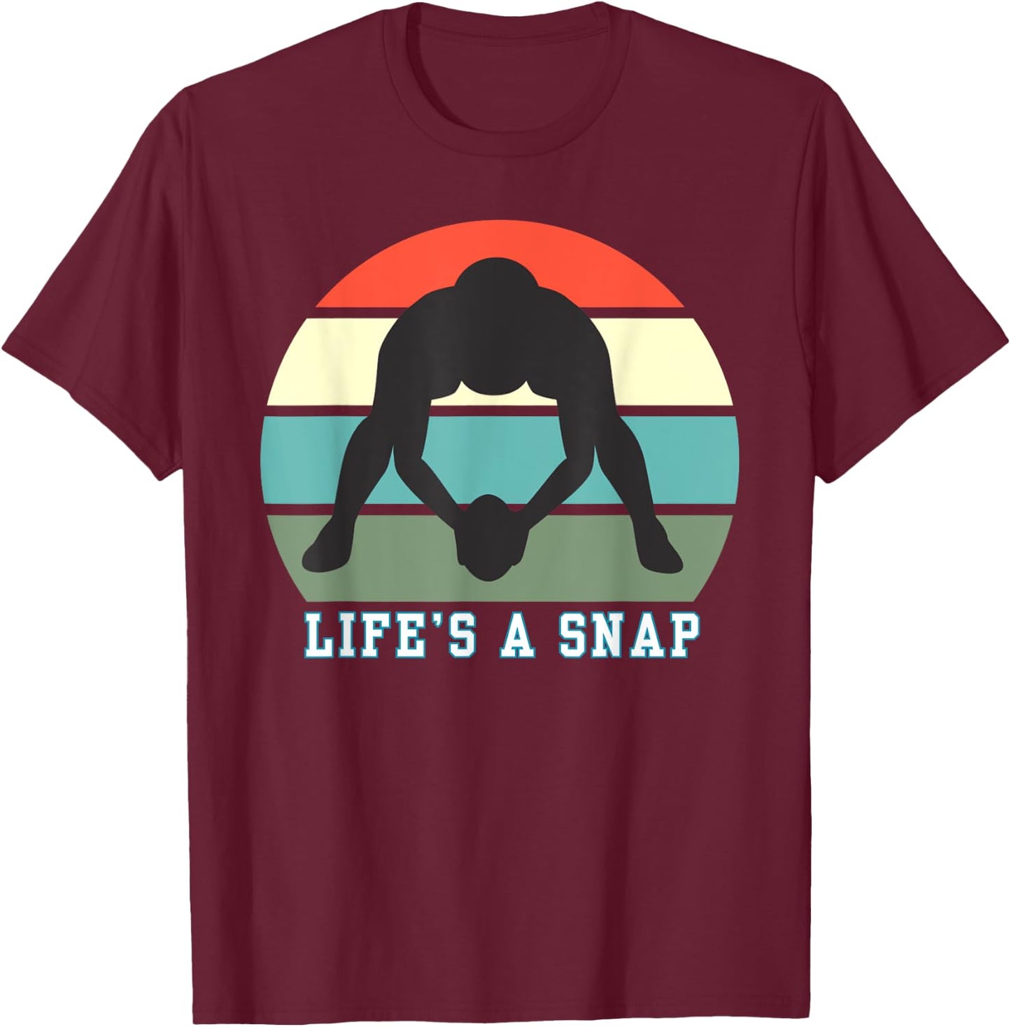 Long Snapper Shirt , Long Snappers, Long Snap Shirt T-Shirt - T-Shirt | Maroon