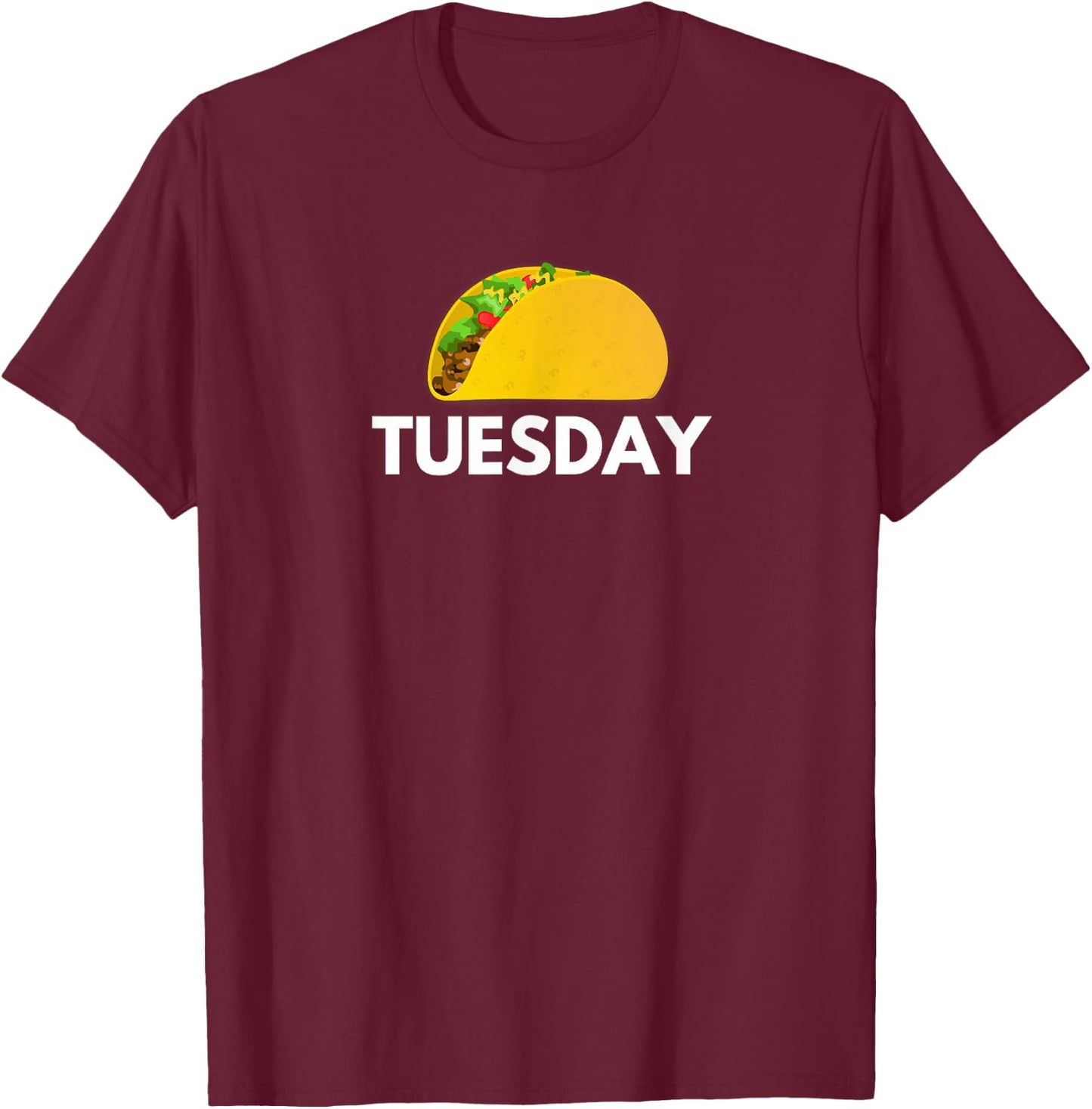 Taco Tuesday T-Shirt - T-Shirt | Maroon