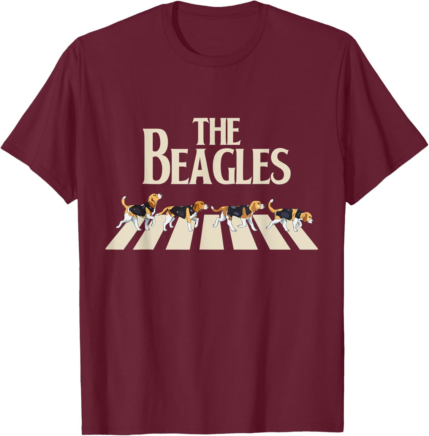 The Beagles Beagle Dog Owner Scent Hounds 60s 80s Music Fan T-Shirt - T-Shirt | Maroon