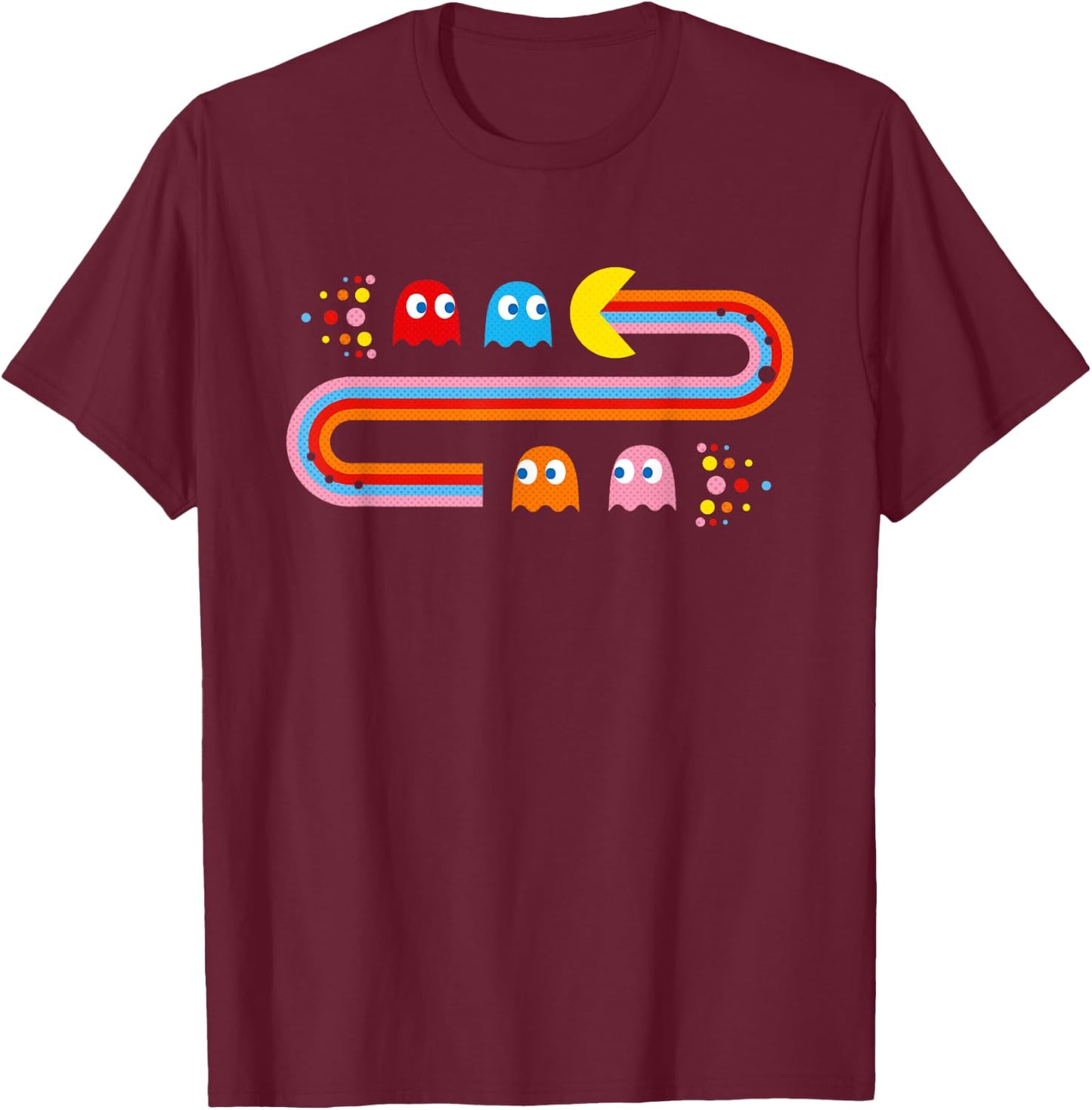 Pac-man T-Shirt - T-Shirt | Maroon