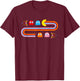 Pac-man T-Shirt - T-Shirt | Maroon