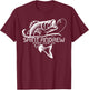 St Andrew Fishing Patron Saint of Fisherman Catholic Saint T-Shirt - T-Shirt | Maroon
