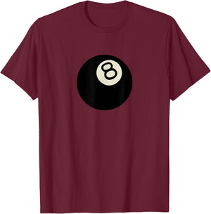 Vintage 8 Ball T-Shirt - T-Shirt | Maroon